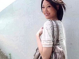 Skinny Girl Moans As A Huge Cock Drills Her Tight Ass Deep With Asahi Mizuno